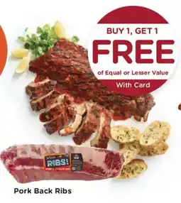 Mariano's Pork Back Ribs offer