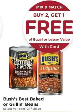 Mariano's Bush's Best Baked or Grillin' Beans offer