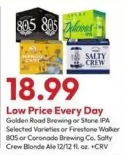 Stater Bros Golden Road Brewing or Stone IPA offer