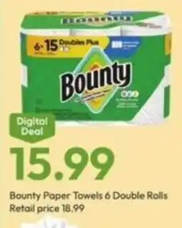 Stater Bros Bounty paper towels offer