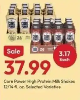 Stater Bros Core Power High Protein Milk Shakes offer