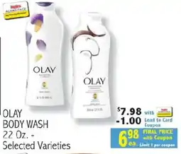 Ingles Markets Olay body wash offer