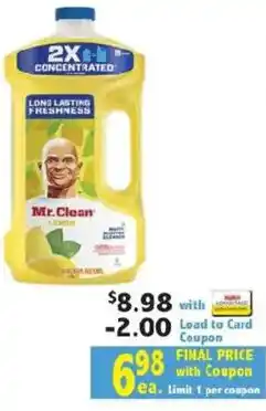 Ingles Markets Mr. Clean lemon offer