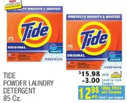 Ingles Markets Tide powder laundry detergent offer