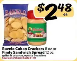 Fresco y Más Ravelo Cuban Crackers or Findy Sandwich Spread offer