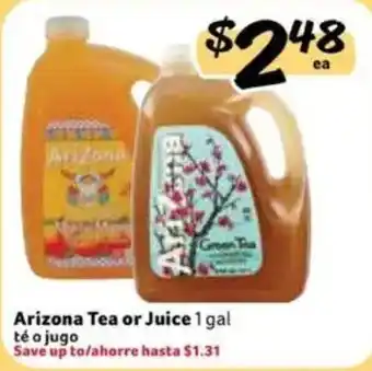 Fresco y Más Arizona Tea or Juice offer