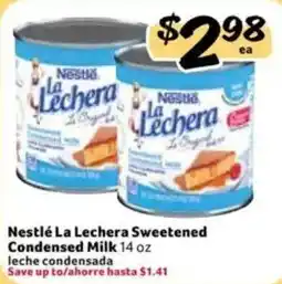 Fresco y Más Nestlé La Lechera Sweetened Condensed Milk offer