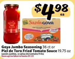 Fresco y Más Goya jumbo seasoning offer