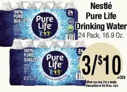 Big Saver Foods Nestlé Pure Life Drinking Water offer