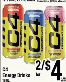 Big Saver Foods C4 Energy Drinks offer