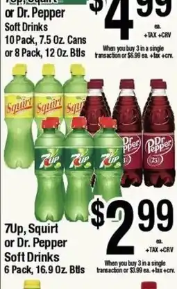 Big Saver Foods 7up, Squirt or Dr. Pepper Soft Drinks offer