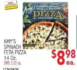 Ingles Markets Amy's spinach feta pizza offer