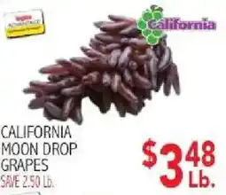 Ingles Markets California moon drop grapes offer