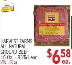 Ingles Markets Harvest Farms All Natural Ground Beef offer