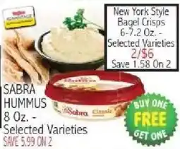 Ingles Markets Sabra hummus offer