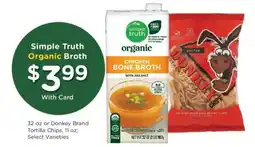Mariano's Simple Truth Organic Broth offer