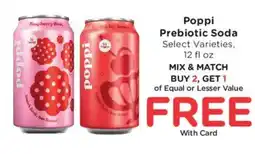 Mariano's Poppi Prebiotic Soda offer