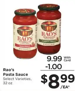 Mariano's Rao's Pasta Sauce offer