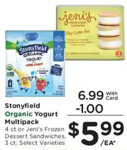 Mariano's Stonyfield Organic Yogurt Multipack offer