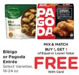 Mariano's Bibigo or Pagoda Entrée offer