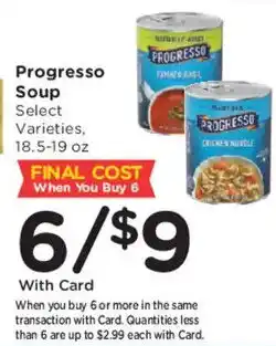 Mariano's Progresso Soup Select Varieties offer