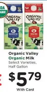 Mariano's Organic Valley Organic Milk offer
