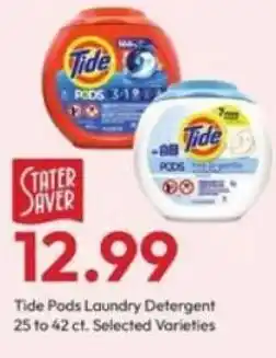 Stater Bros Tide Pods Laundry Detergent offer