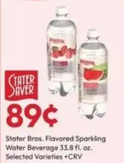 Stater Bros Stater Bros. Flavored Sparkling Water Beverage offer