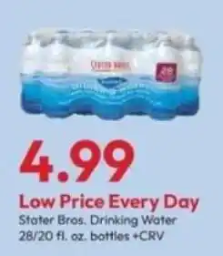 Stater Bros Stater Bros. Drinking Water offer