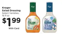 Mariano's Kroger salad dressing offer
