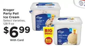 Kroger party pail ice cream