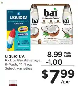 Mariano's Liquid I.V. or Bai Beverage offer