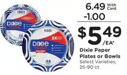 Mariano's Dixie Paper Plates or Bowls offer