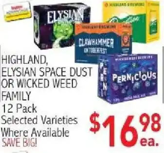 Ingles Markets Highland, Elysian Space Dust or Wicked Weed Family offer