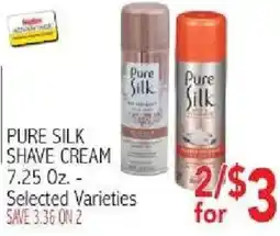 Ingles Markets Pure Silk Shave Cream offer