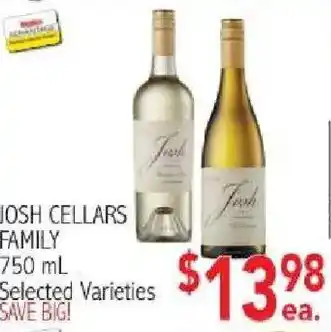 Ingles Markets Josh Cellars Family offer