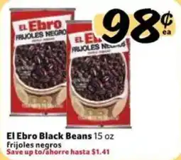 Fresco y Más El Ebro black beans offer