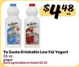 Fresco y Más Yo Gusto Drinkable Low Fat Yogurt offer