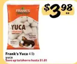 Fresco y Más Frank's Yuca offer