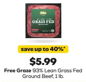 Free Graze 93% Lean Grass Fed Ground Beef