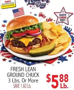 Ingles Markets Ingles Advantage Fresh Lean Ground Chuck offer