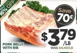 Island Pacific Market Pork Belly With Rib offer