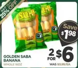 Island Pacific Market Golden Saba Banana offer
