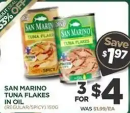 Island Pacific Market San Marino tuna flakes in oil offer