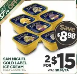 Island Pacific Market San Miguel Gold Label Ice Cream offer