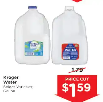 Mariano's Kroger Water offer