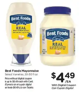 Smith's Best Foods Mayonnaise offer