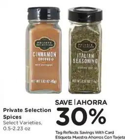 Smith's Private Selection Spices offer