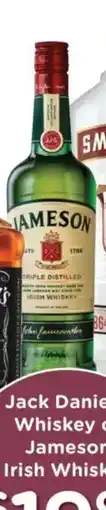 Mariano's Jack Daniel's Whiskey or Jameson Irish Whiskey offer