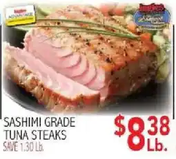 Ingles Markets Sashimi Grade Tuna Steaks offer